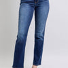 Judy Blue Full Size Washed Straight Leg Jeans with Pockets - Dark