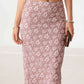 TASHA APPAREL Floral Embroidered Top and Long Waist Skirt Set at Bella Road