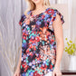 HEIMISH Ruffle Sleeve Floral Top at Bella Road