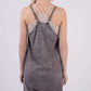 VERY J V-Neck Sleeveless Washed Romper at Bella Road