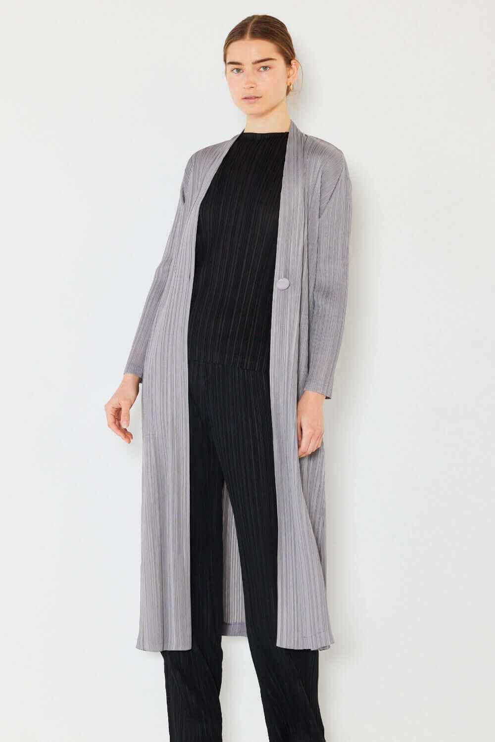 MARINA WEST SWIM Pleated Long Sleeve Cardigan at Bella Road