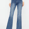 Kancan Cat's Whiskers High Waist Flare Jeans - MED