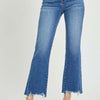 RISEN High Rise Straight Jeans - Dark