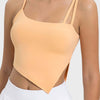 Millennia Slit Asymmetrical Neck Active Cami - Sherbet