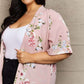 JUSTIN TAYLOR Aurora Rose Floral Kimono at Bella Road