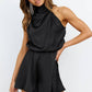 Turtleneck Sleeveless Romper