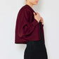 MARINA WEST SWIM Rib Pleated Puff Sleeve Bolero Cardigan at Bella Road