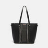 Studded Decor Tote Bag - Black