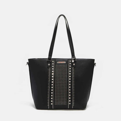 NICOLE LEE USA Studded Decor Tote Bag at Bella Road