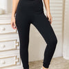 Ultra Soft High Waist Sports Leggings - Black