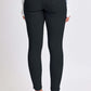 Back view of YMI Jeans Hyperstretch Mid-Rise Skinny Pants in black, showcasing sleek, comfortable fit and versatile style.