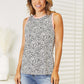 DOUBLE TAKE Printed Round Neck Tank at Bella Road