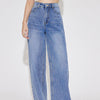 Bella Road High Waist Straight Leg Jeans with Pockets - Light