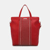 Nicole Lee USA Studded Large Tote Bag - Red