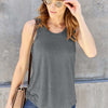 Round Neck Tank | Full Size - Heather Gray