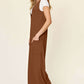 DOUBLE TAKE Full Size Sleeveless Wide Leg Jumpsuit with Pockets at Bella Road