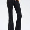 Basic Bae Pocketed Highly Stretchy Bootcut Jeans - Dark Gray