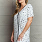 MOON NITE Quilted Quivers Button Down Sleepwear Dress at Bella Road