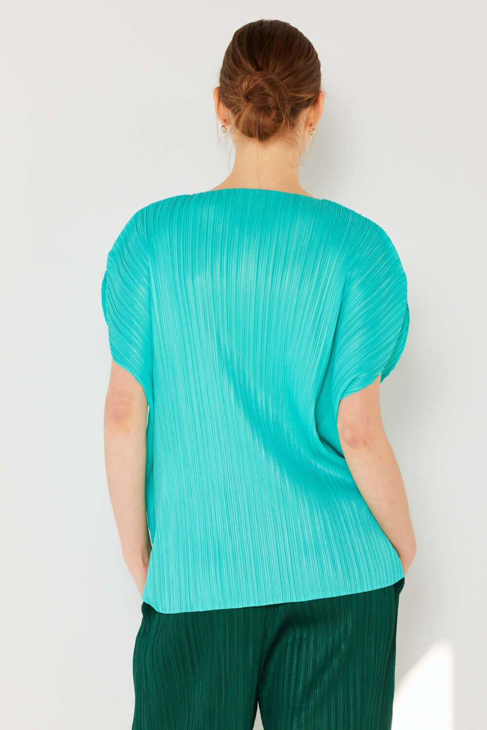 MARINA WEST SWIM Rib Pleated Oversized Dolman Sleeve Top at Bella Road