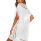 BELLA ROAD Cutout V-Neck Short Sleeve Cover-Up at Bella Road