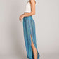 COTTON BLEU Striped Smocked Cover Up Pants at Bella Road