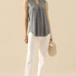 NINEXIS Full Size Notched Sleeveless Top at Bella Road