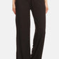 High Waist Drawstring Wide Leg Pants