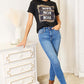 SIMPLY LOVE WIFE MOM BOSS Leopard Graphic T-Shirt at Bella Road