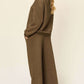 DOUBLE TAKE Full Size Texture Long Sleeve Top and Pants Set at Bella Road