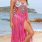 BELLA ROAD Fringe Spaghetti Strap Cover-Up at Bella Road