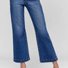 RISEN Tummy Control High Rise Crop Jeans - Dark