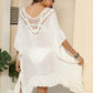 BELLA ROAD Cutout Ruffled Half Sleeve Cover-Up at Bella Road