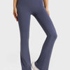 Millennia Elastic Waist Flare Yoga Pants - Navy