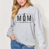 Letter Graphic Long Sleeve Sweatshirt | Full Size - Cloudy Blue