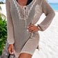 BELLA ROAD Openwork Tie Neck Cover-Up at Bella Road