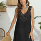 BELLA ROAD Tassel Scoop Neck Wide Strap Cover-Up at Bella Road