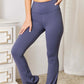 BASIC BAE Wide Waistband Bootcut Sports Pants at Bella Road