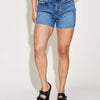 Judy Blue High Waist Slim Denim Shorts | Full Size - Medium