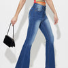 Mid-Rise Waist Bootcut Jeans - Medium