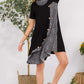 CELESTE Full Size Decor Button Short Sleeve Dress with Pockets at Bella Road