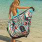 BELLA ROAD Printed Spaghetti Strap Cover Up at Bella Road