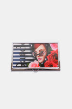 Nicole Lee USA Printed Business Card Case with Signature Metallic Design