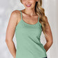 BASIC BAE Full Size Round Neck Slim Cami at Bella Road