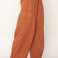 HYFVE Drawstring Cargo Wide Leg Pants at Bella Road