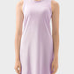 Stylish Millennia Round Neck Sleeveless Active Dress in lavender, perfect for workouts and staying cool.