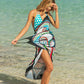 BELLA ROAD Printed Spaghetti Strap Cover Up at Bella Road