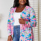 DOUBLE TAKE Floral Open Front Long Sleeve Cardigan at Bella Road