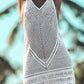 DOUBLE TAKE Openwork V-Neck Tank Knit Cover Up at Bella Road