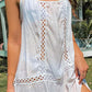 Cutout Scoop Neck Spaghetti Strap Cover Up