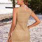 BELLA ROAD Openwork Wide Strap Cover-Up Dress at Bella Road